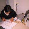 Examining herbarium specimens in Leiden Herbarium