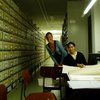 Examining herbarium specimens in Leiden Herbarium