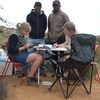 P Kaleme in S. Africa - setting up traps